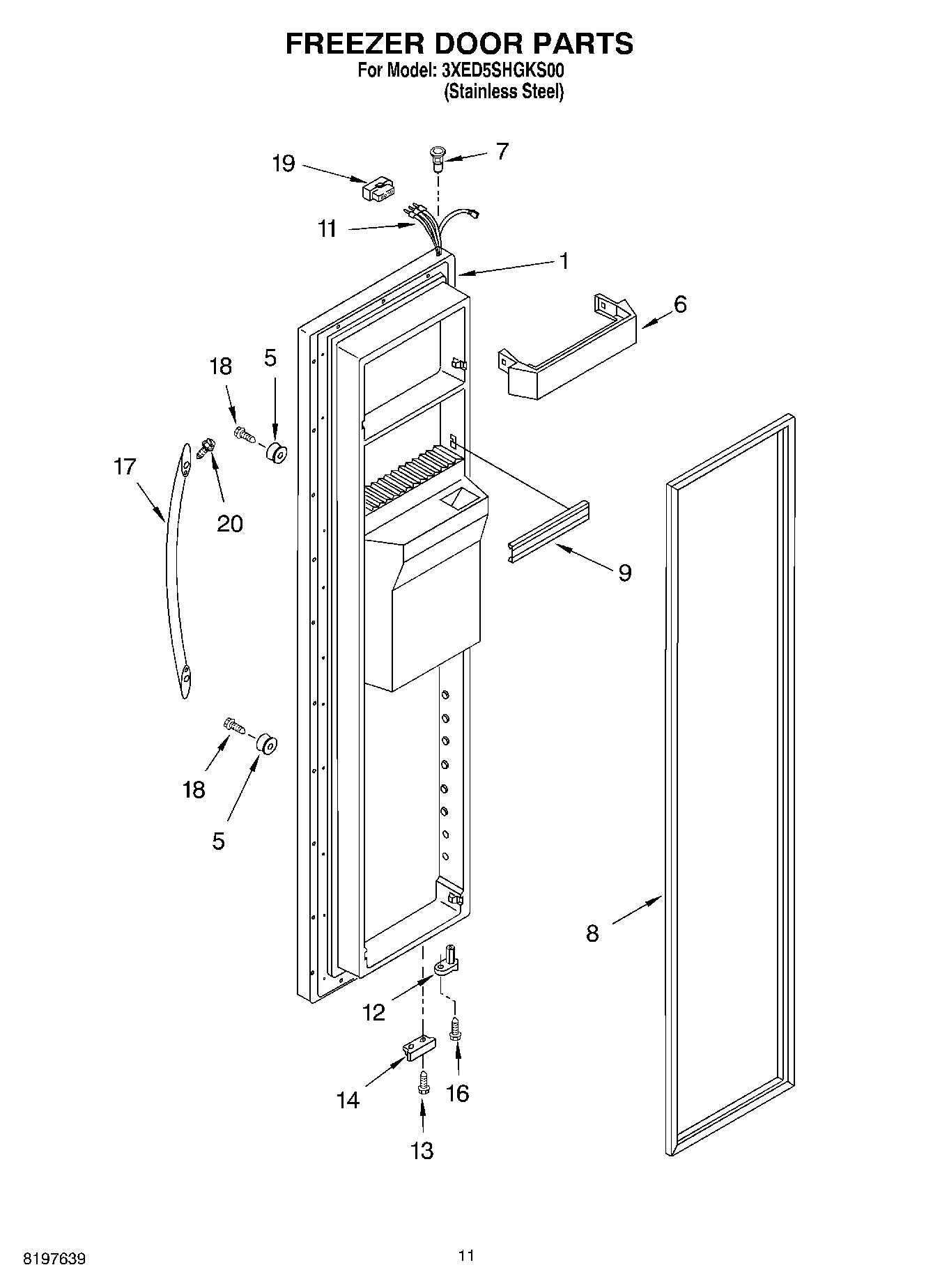 07 - FREEZER DOOR