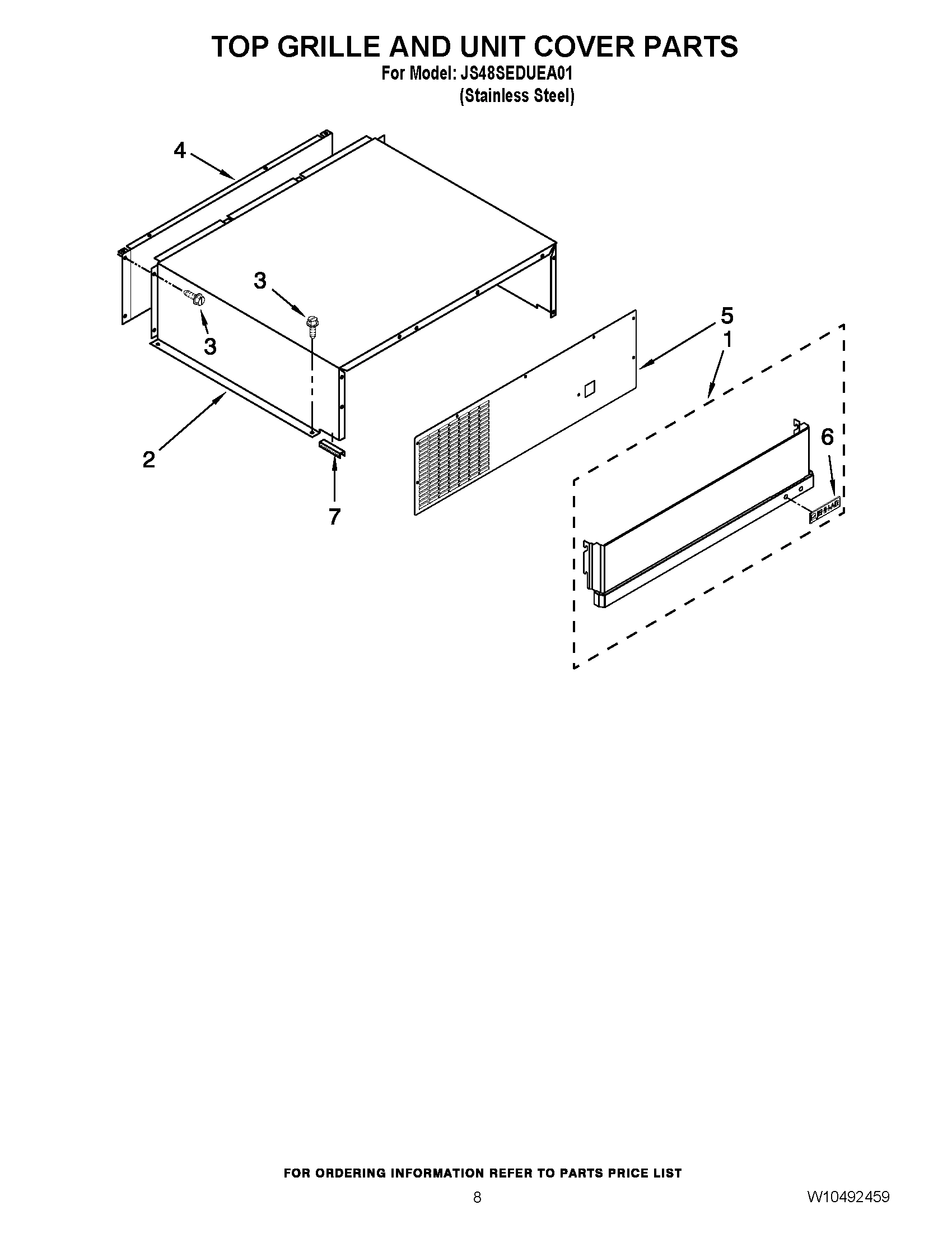 06 - TOP GRILLE AND UNIT COVER PARTS