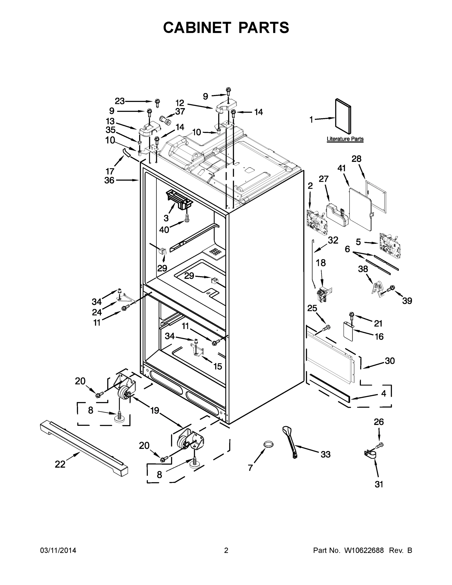 02 - CABINET PARTS