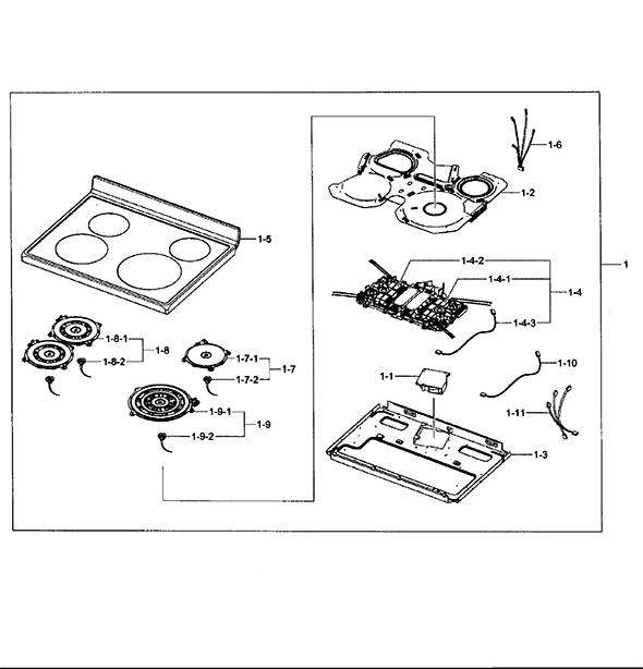 COOKTOP ASSY