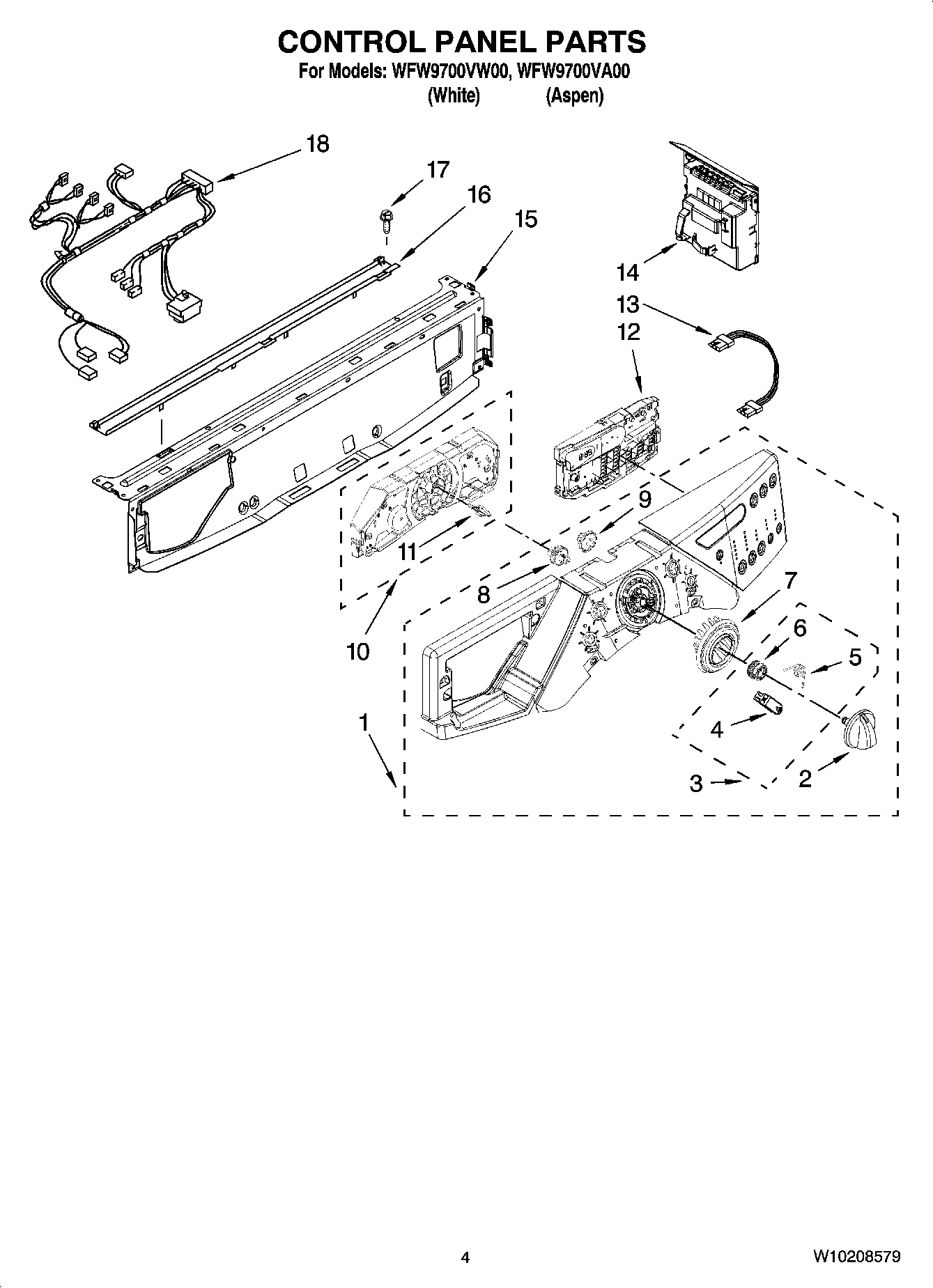 03 - CONTROL PANEL PARTS
