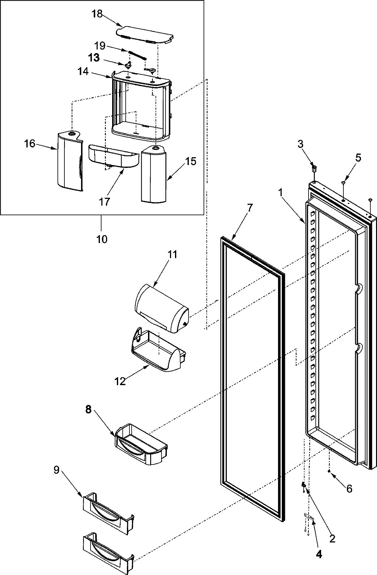14 - REFRIGERATOR DOOR