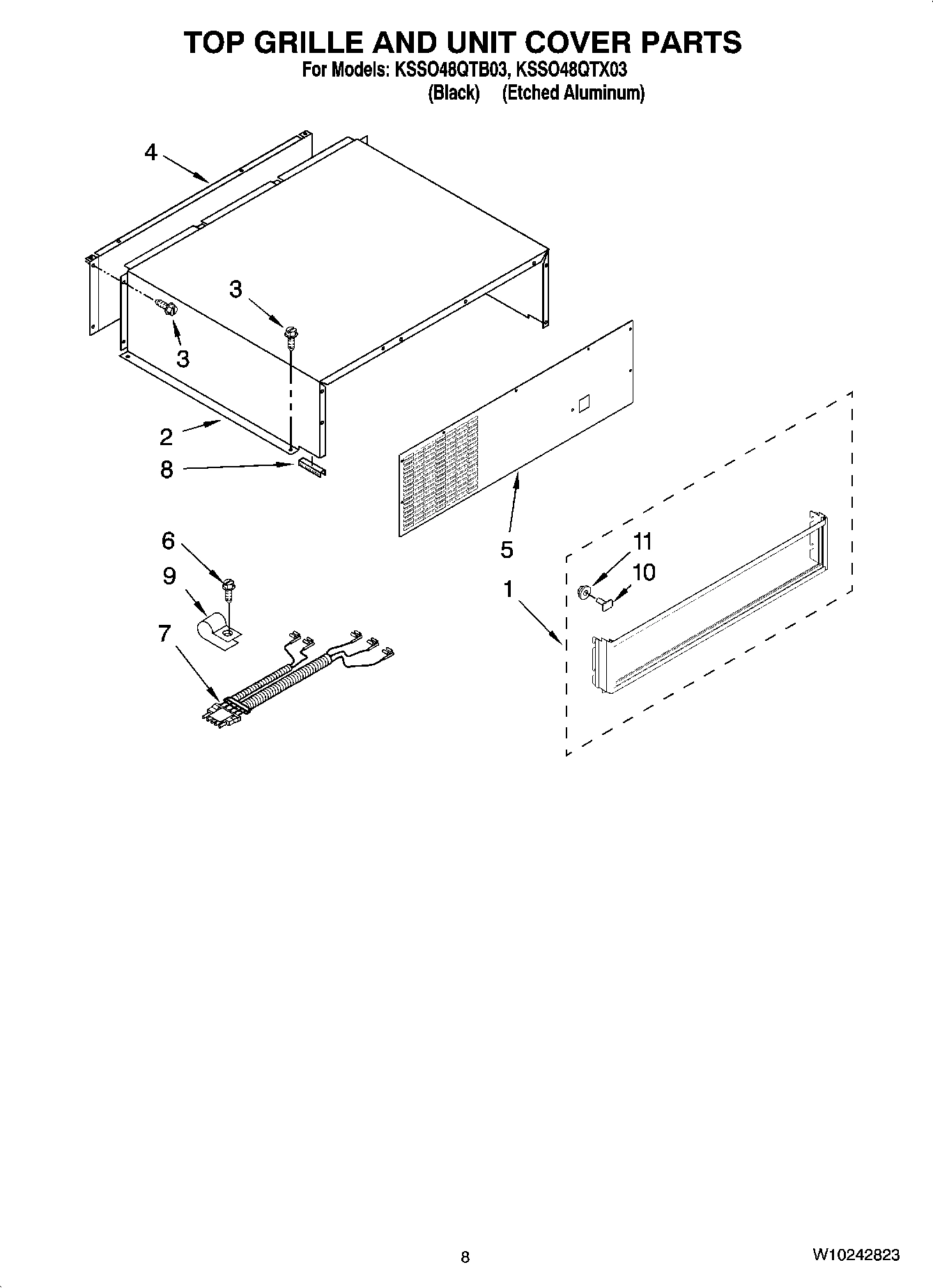 06 - TOP GRILLE AND UNIT COVER PARTS