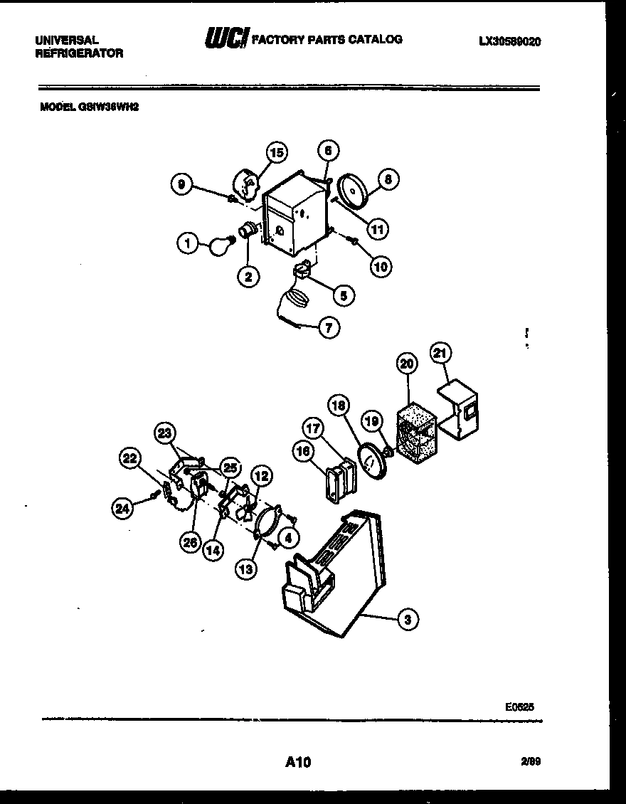 06 - REFRIGERATOR CONTROL ASSEMBLY, DAMP