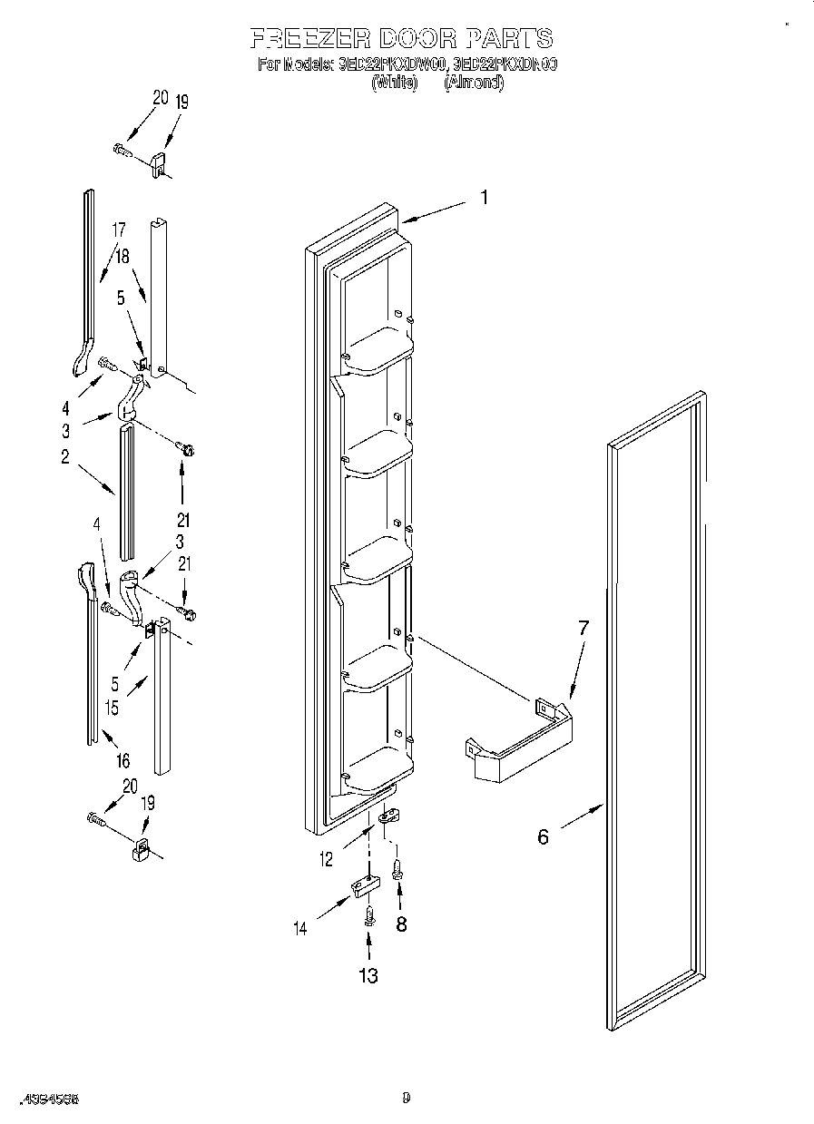 06 - FREEZER DOOR