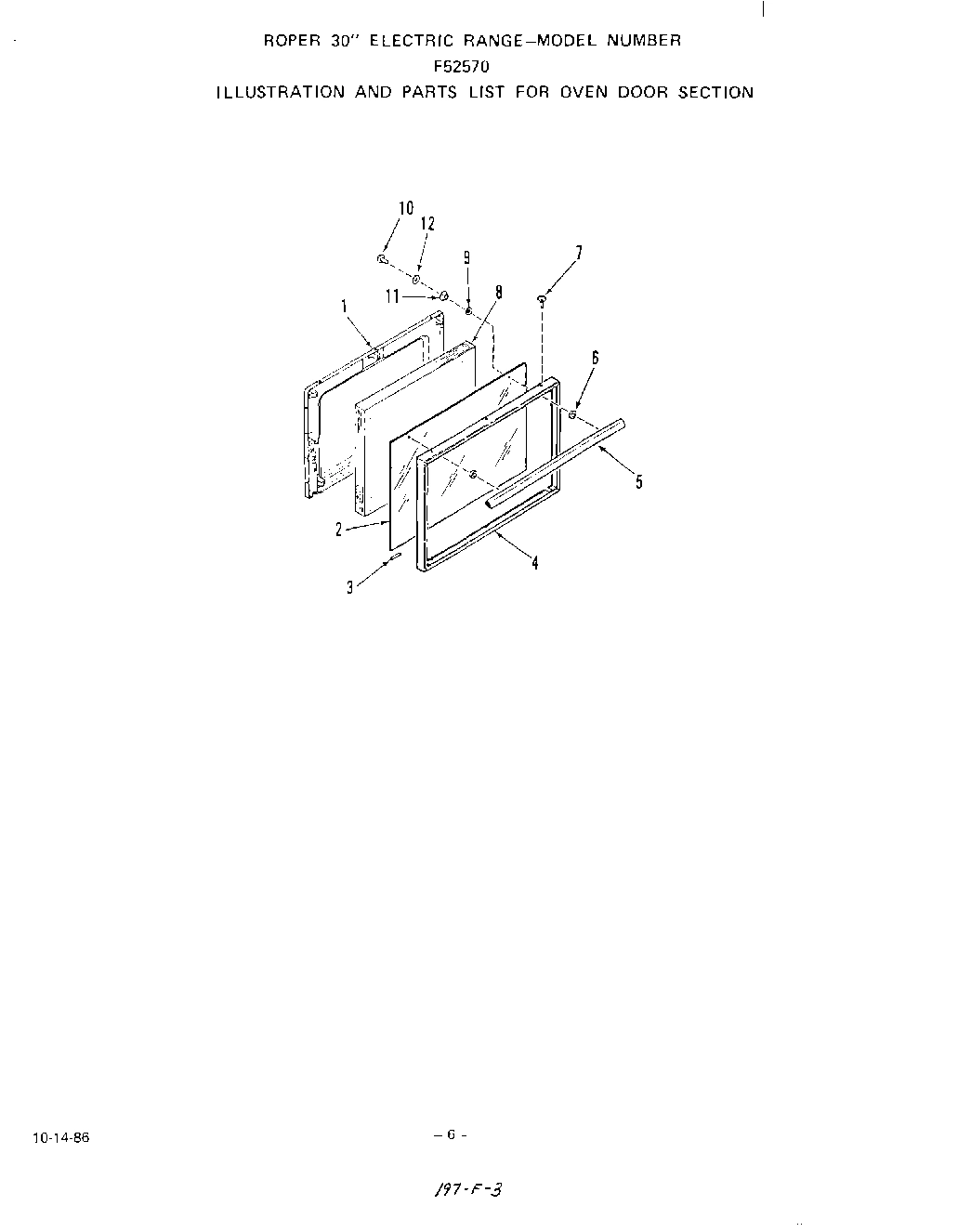 05 - OVEN DOOR