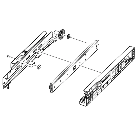 DA97-13780C Samsung Refrigerator Middle Right