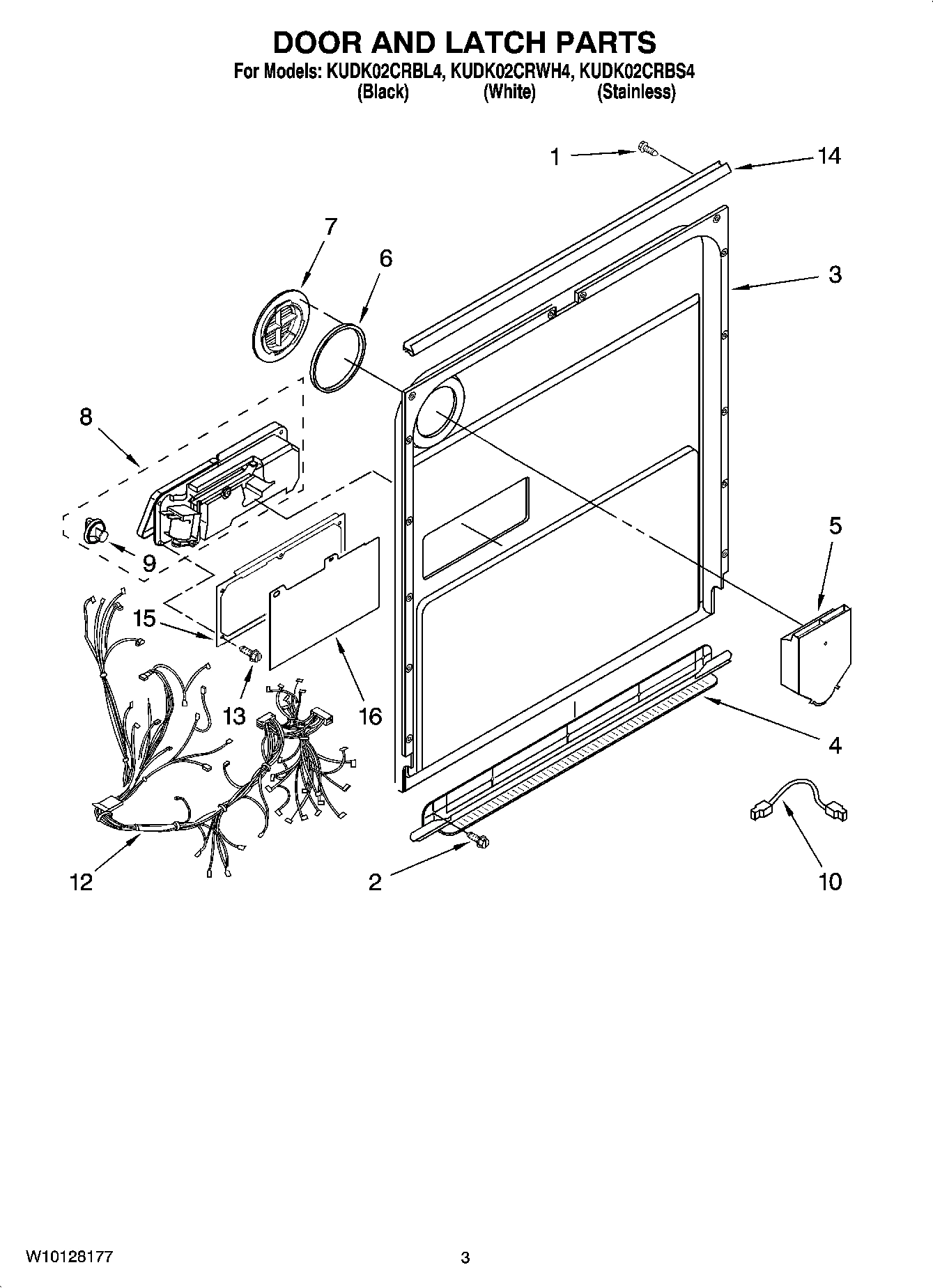 03 - DOOR AND LATCH PARTS