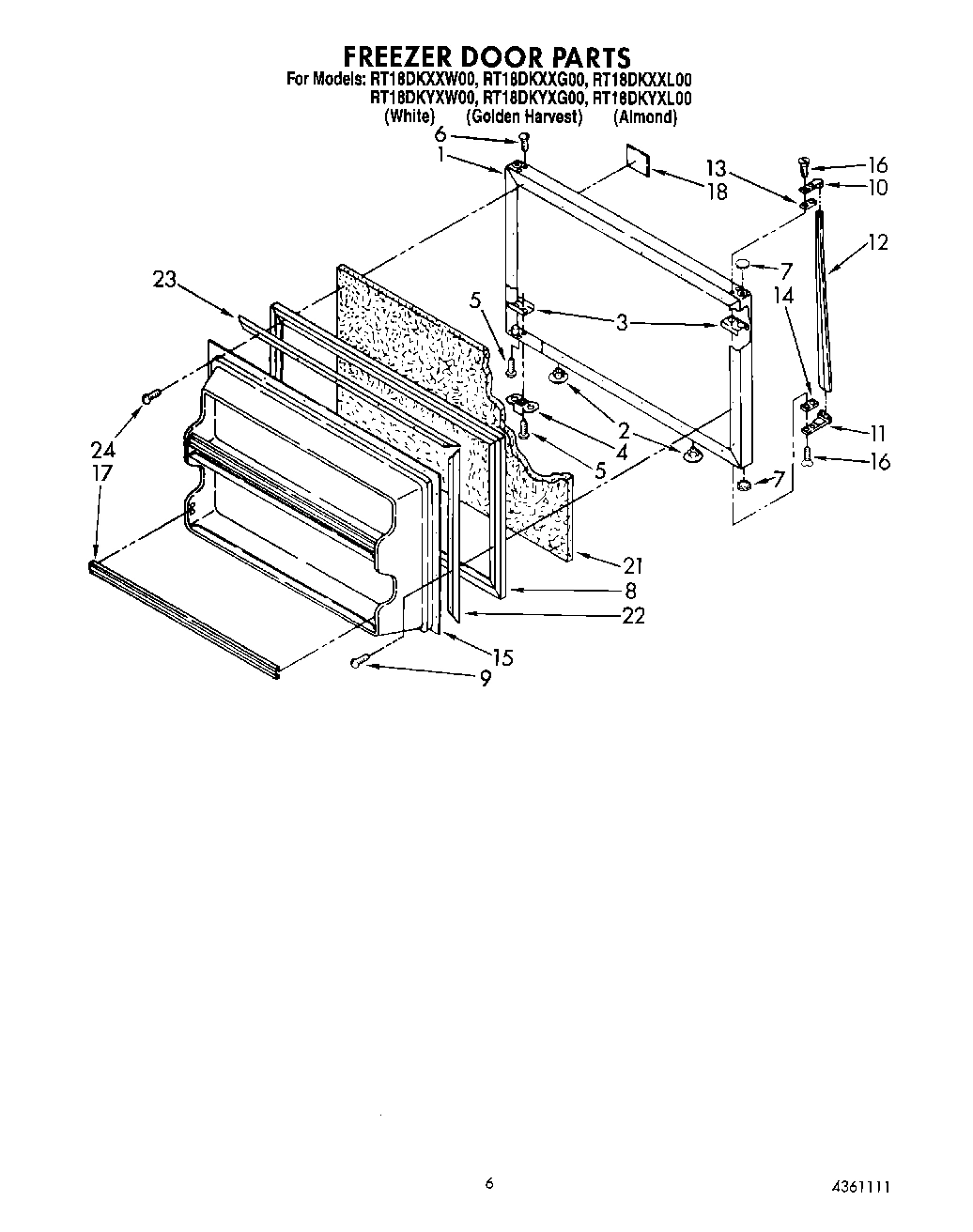 05 - FREEZER DOOR