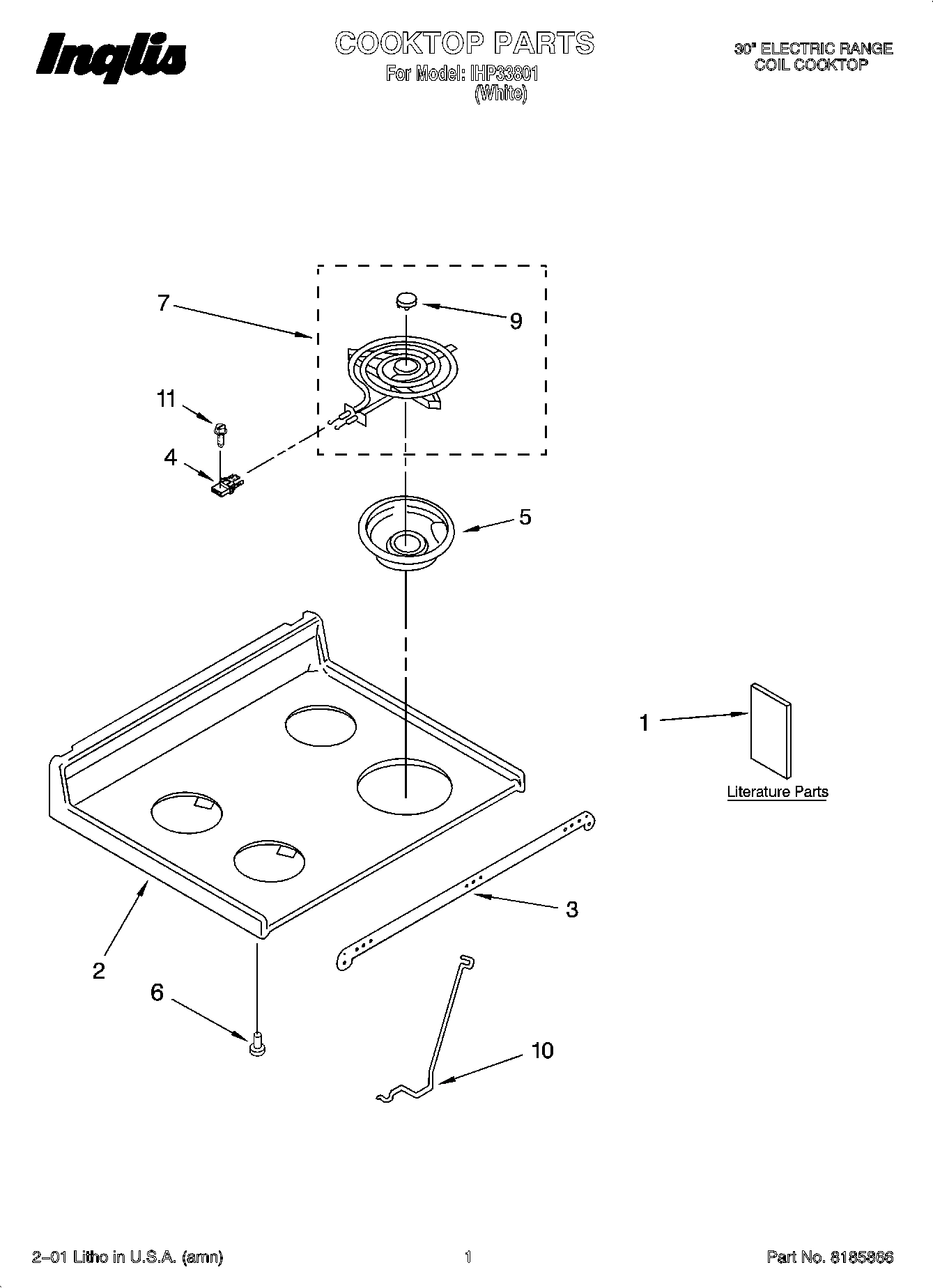 01 - COOKTOP PARTS