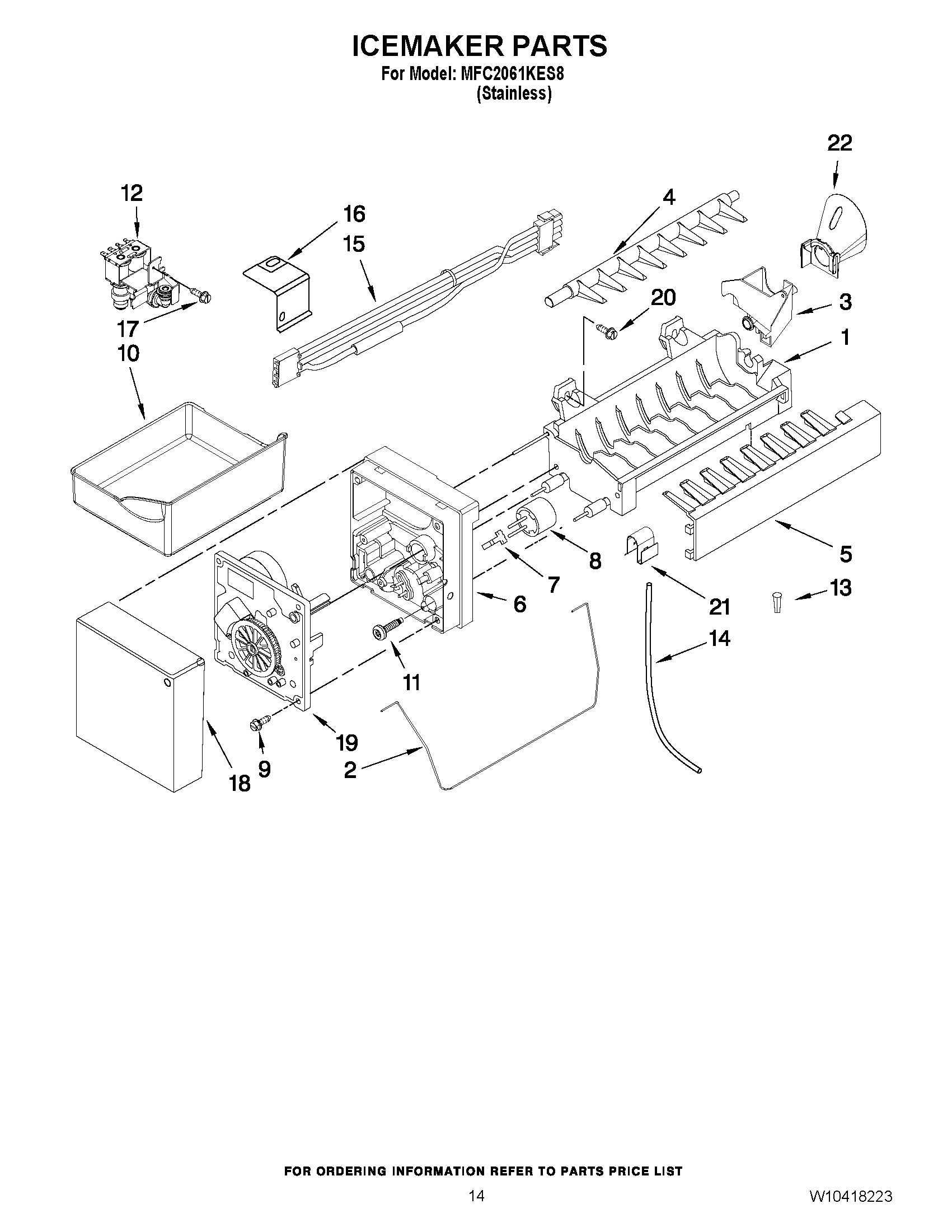 08 - ICEMAKER PARTS