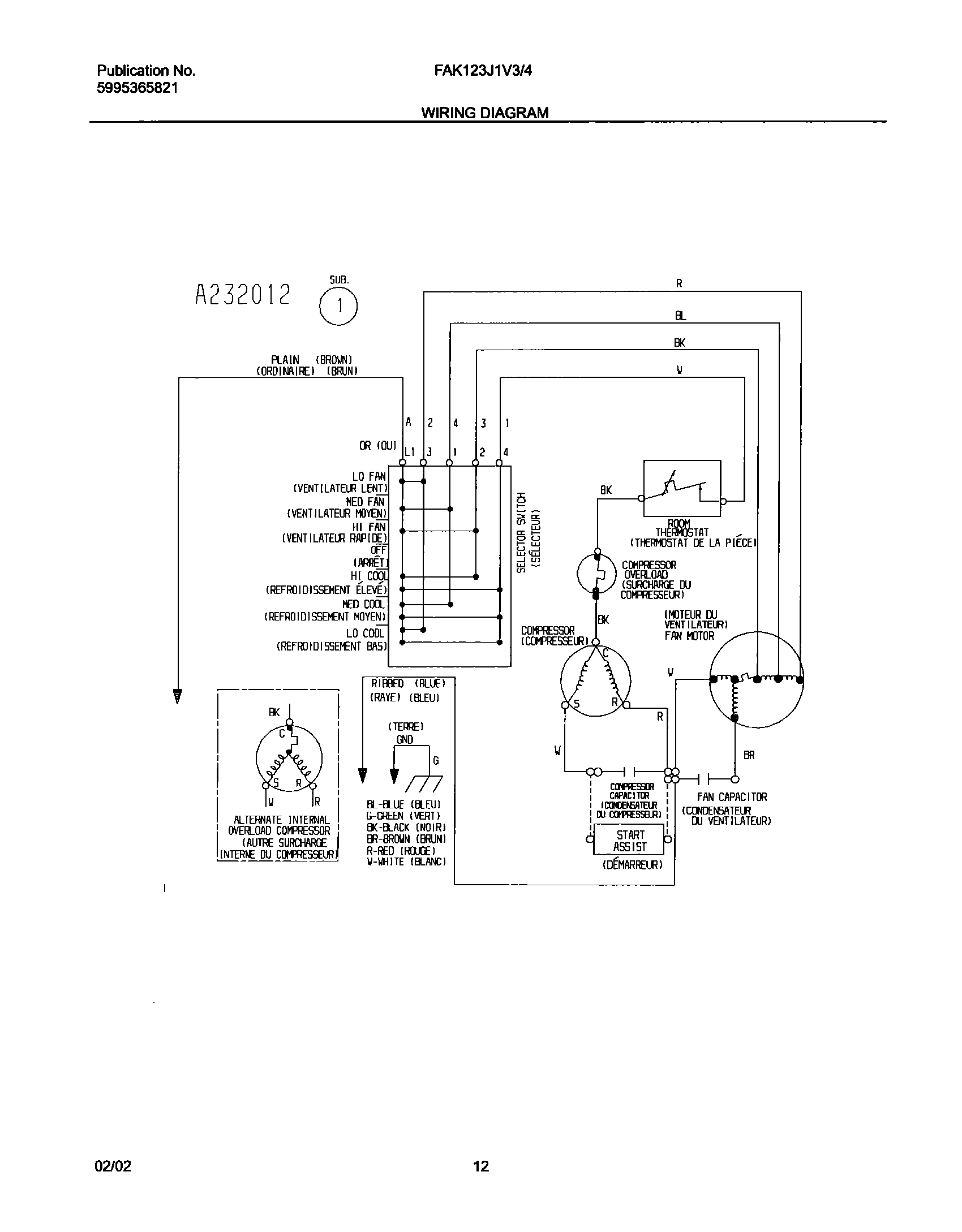 12 - WIRING DIAGRAM