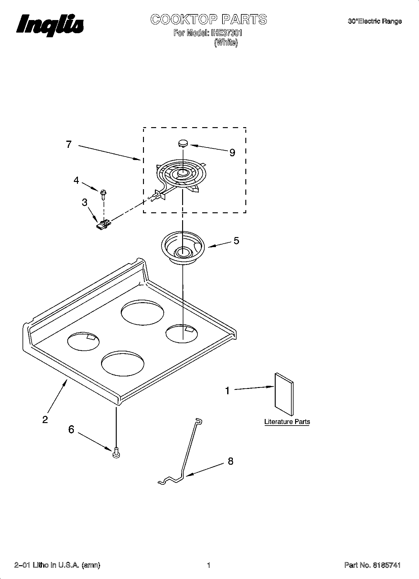 01 - COOKTOP PARTS