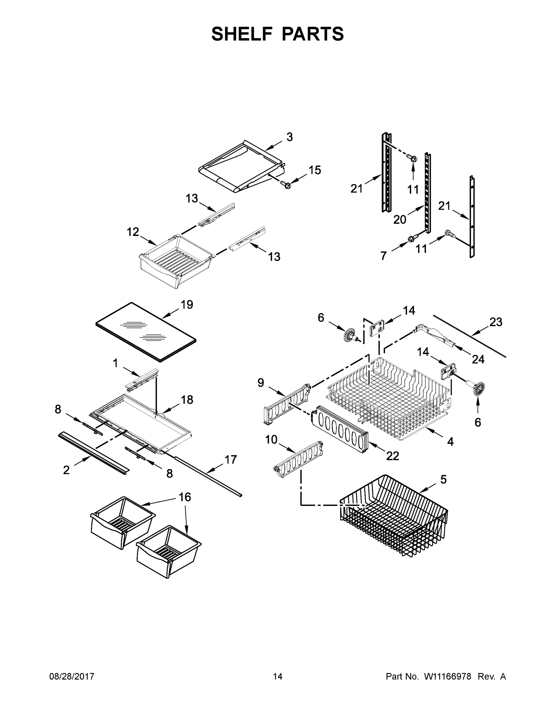 08 - SHELF PARTS