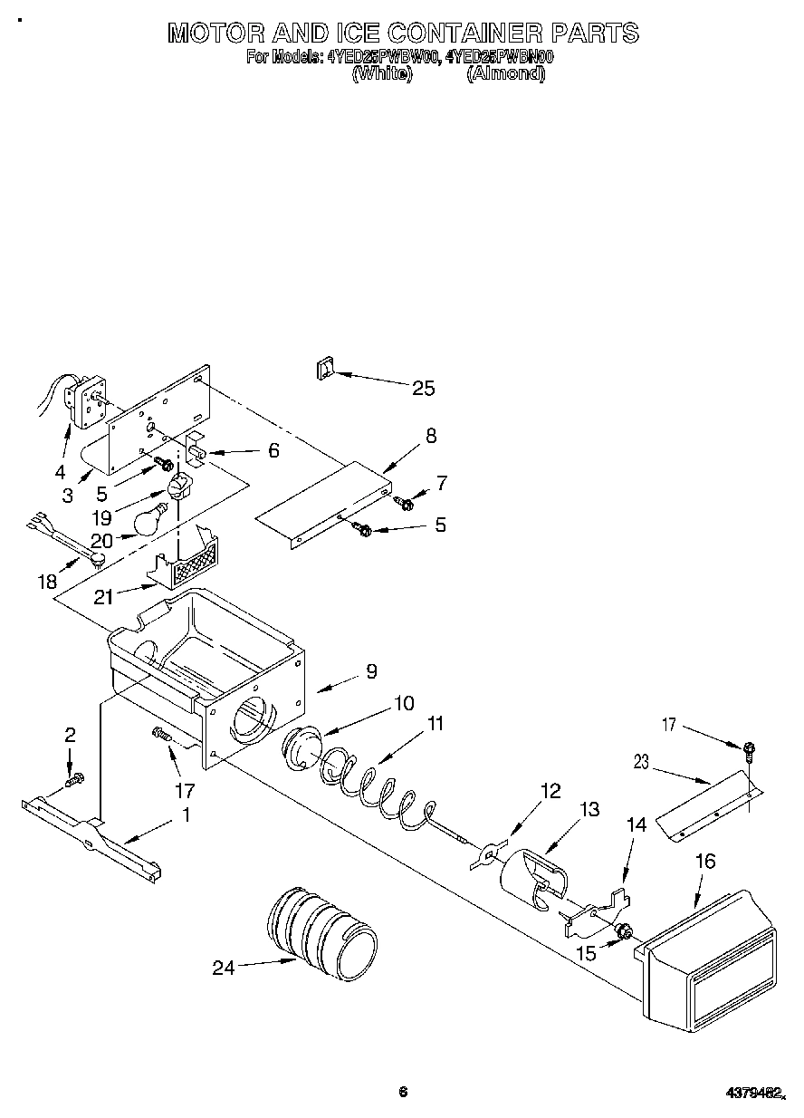 05 - MOTOR AND ICE CONTAINER