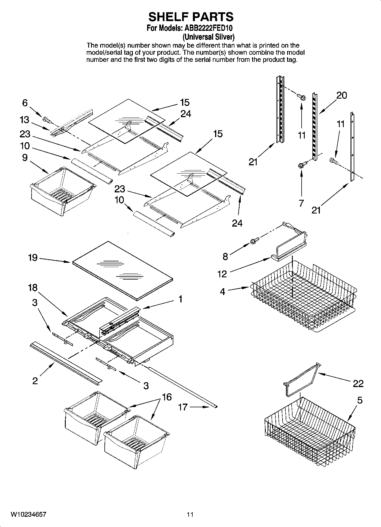 07 - SHELF PARTS