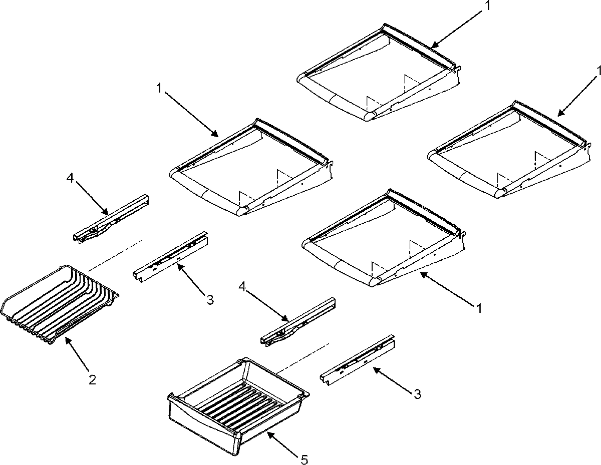 10 - REFRIGERATOR SHELVES