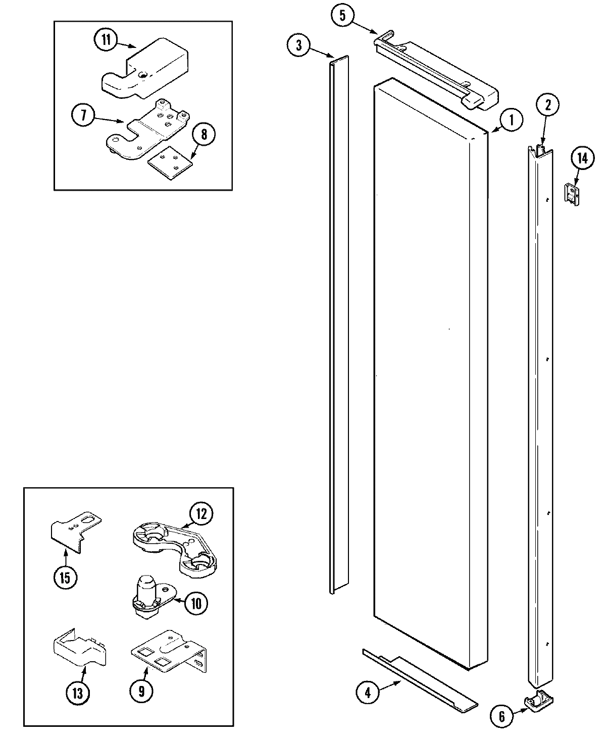 05 - FREEZER OUTER DOOR