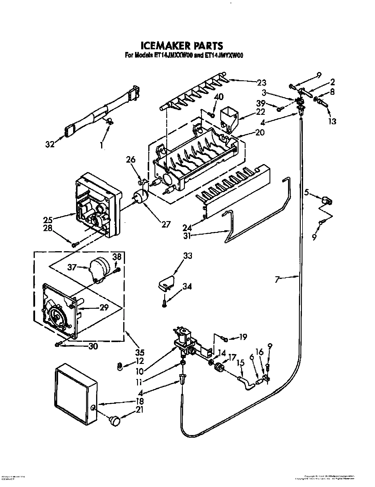 09 - ICEMAKER, LIT/OPTIONAL