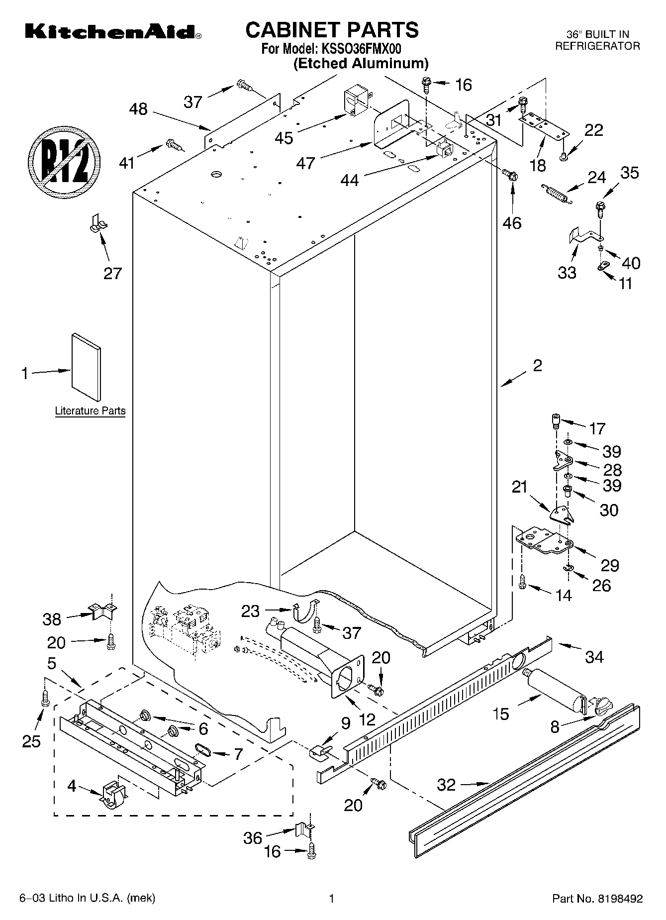 01 - CABINET PARTS