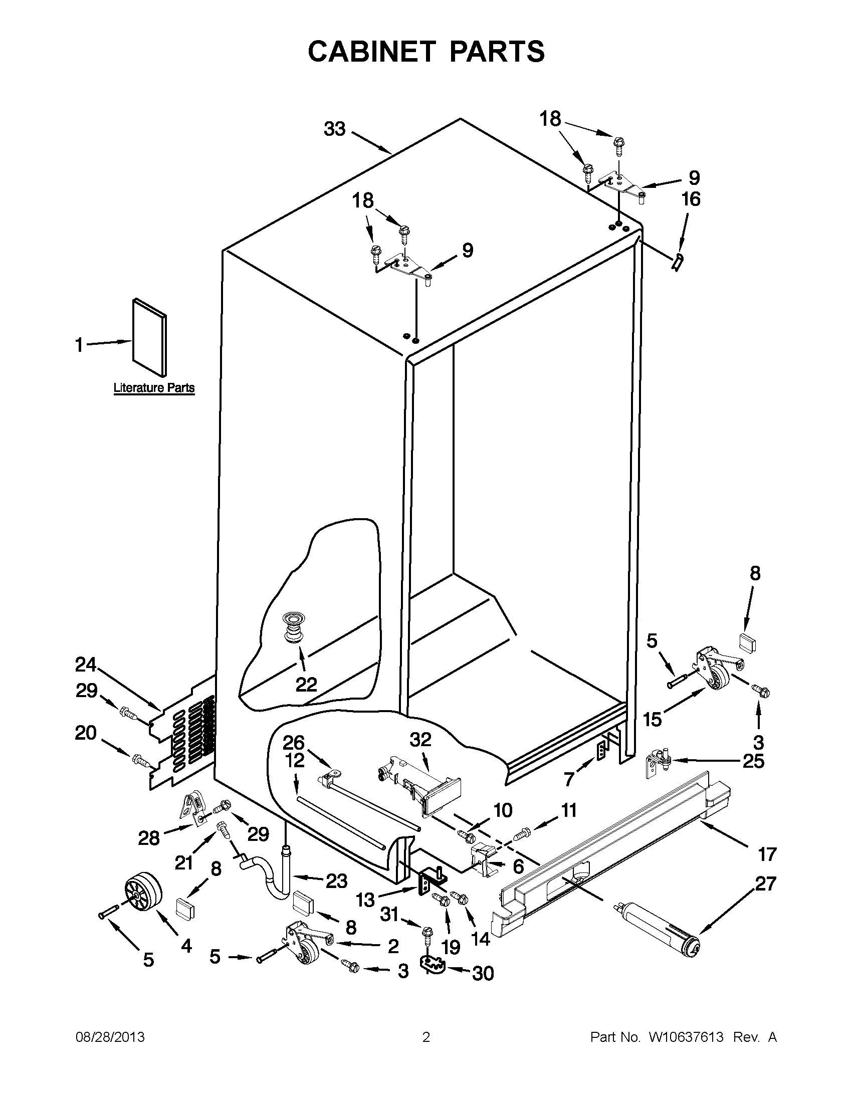 02 - CABINET PARTS