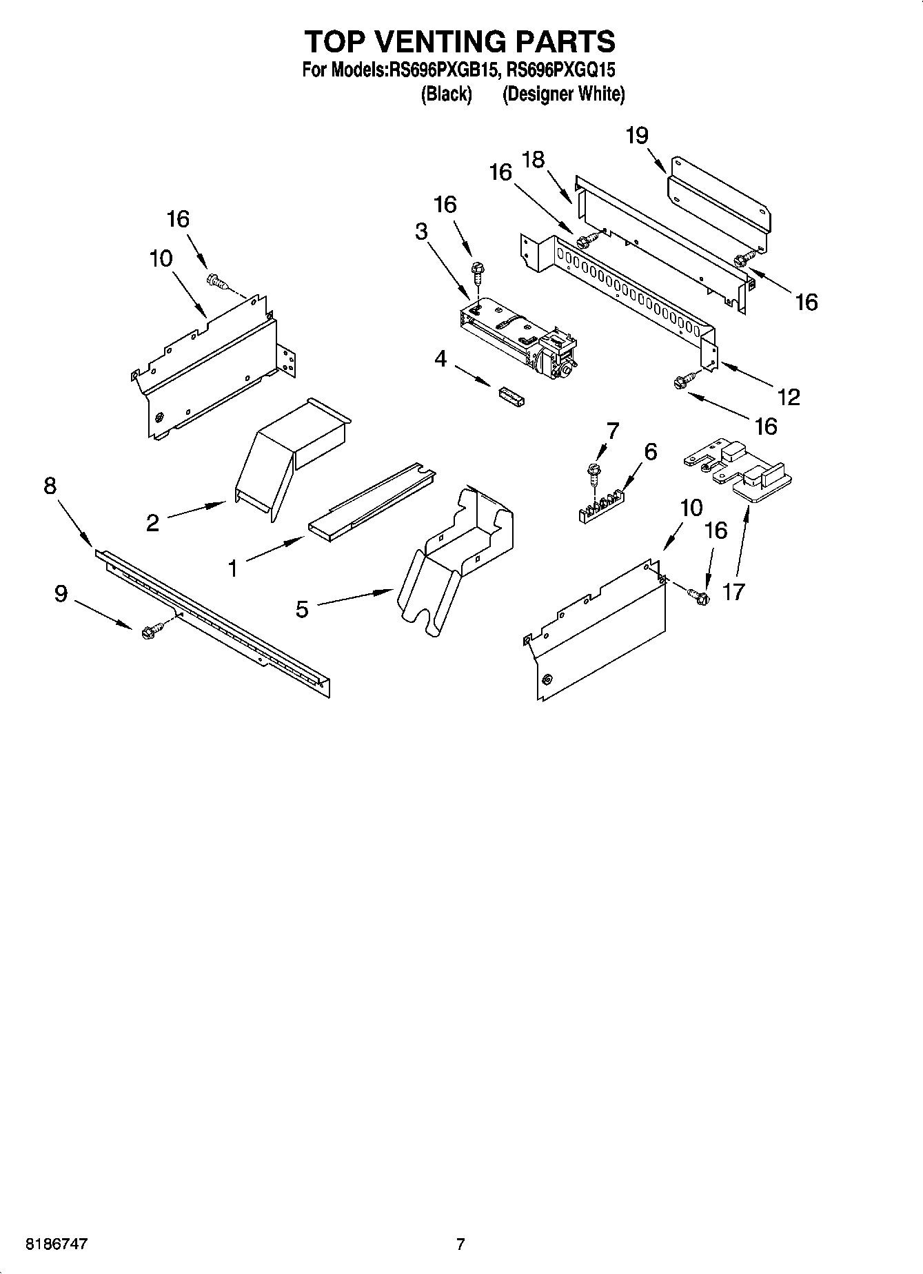 05 - TOP VENTING PARTS