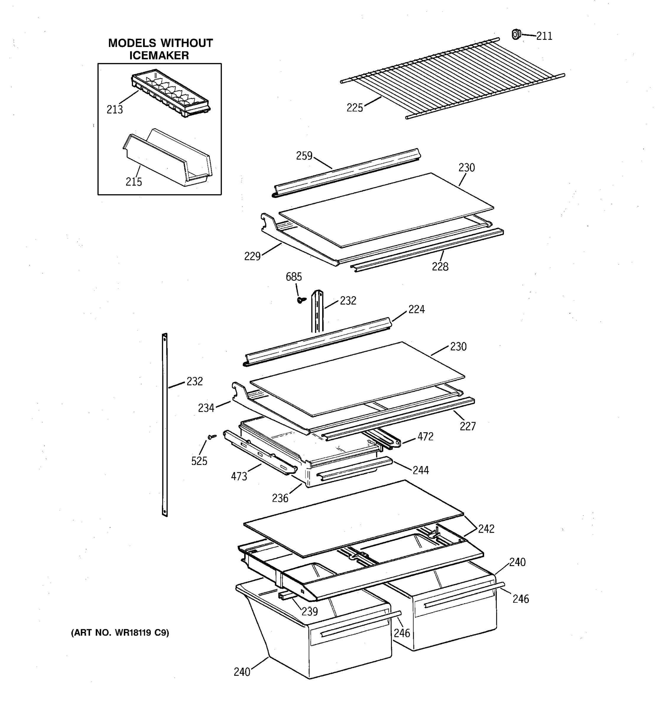 SHELF PARTS