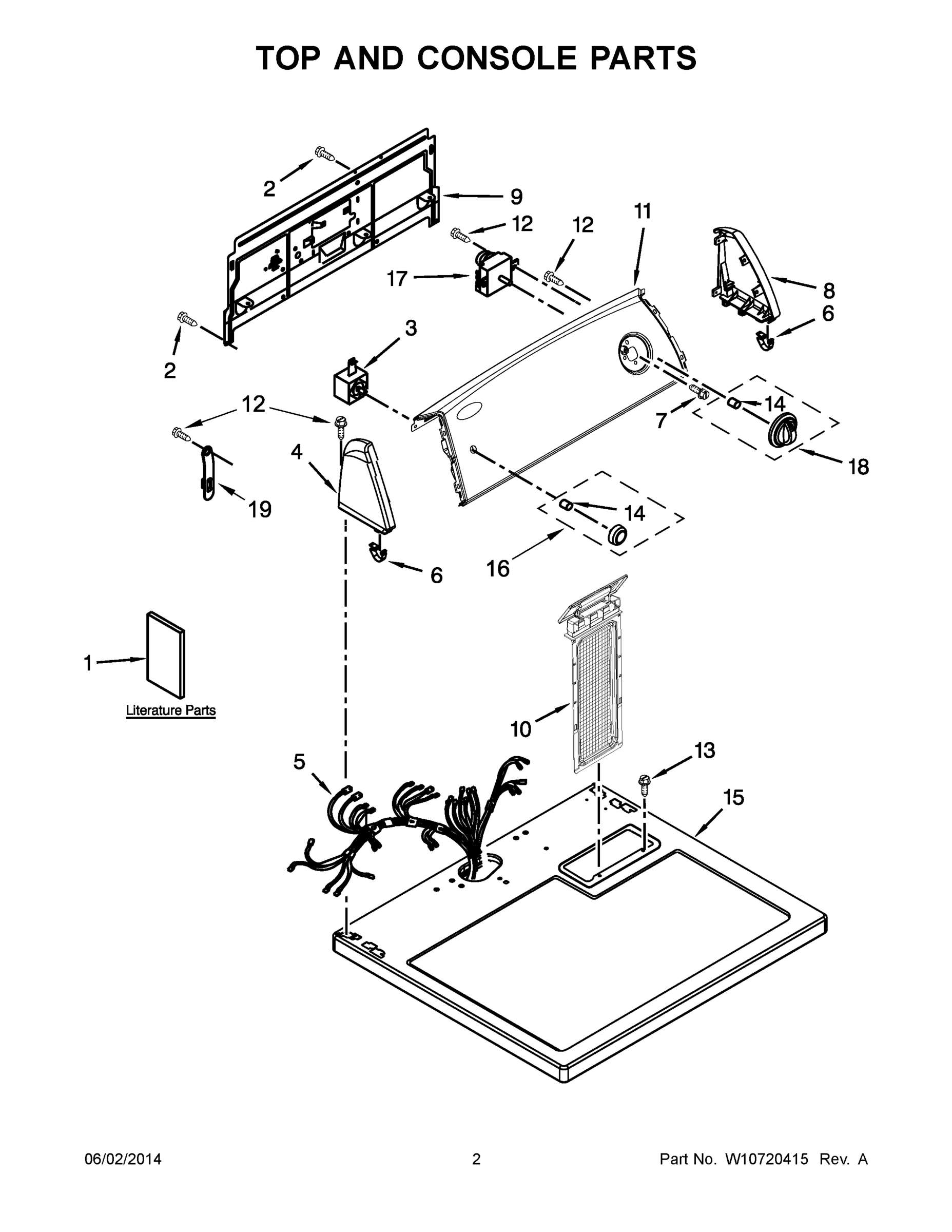 02 - TOP AND CONSOLE PARTS