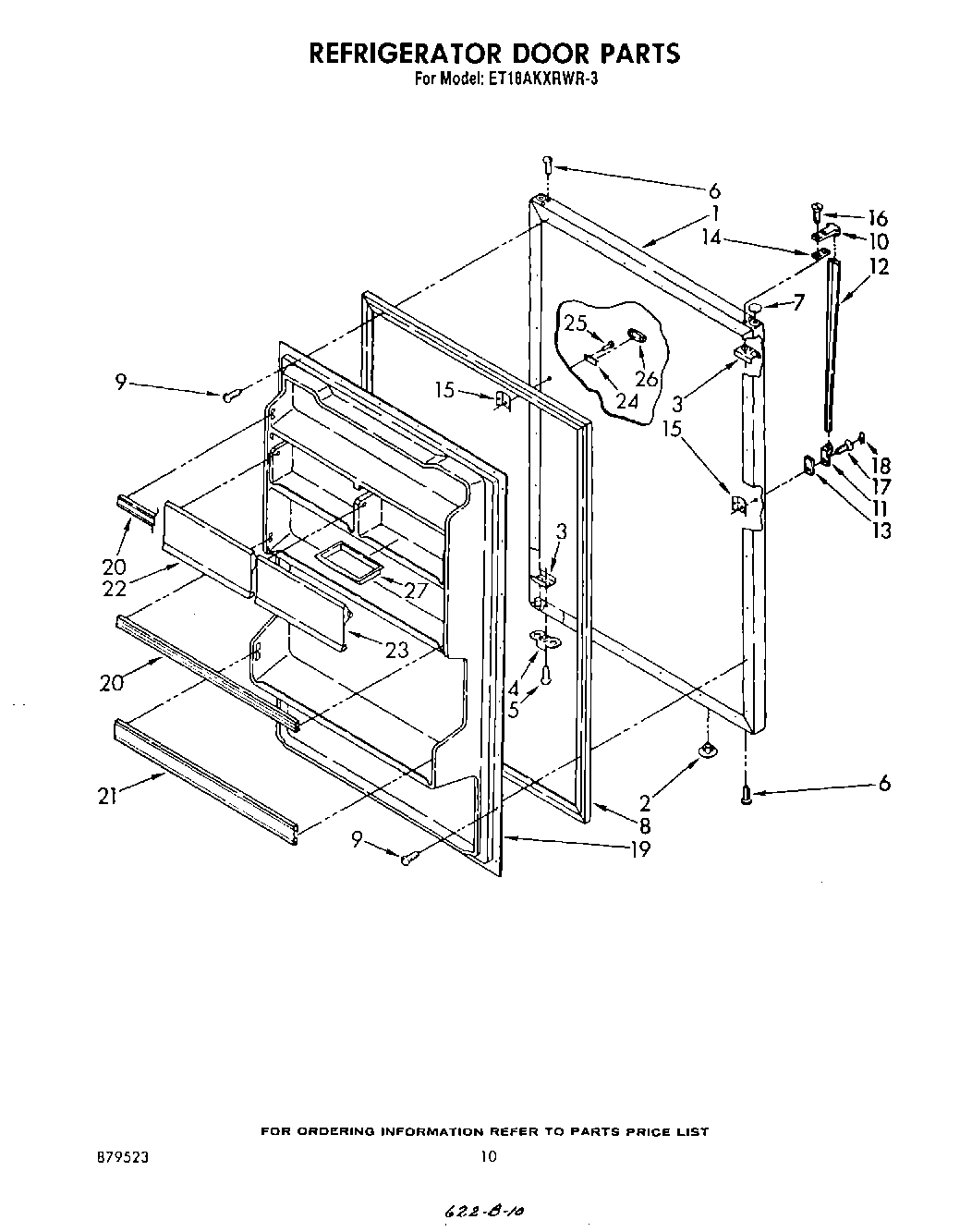 08 - REFRIGERATOR DOOR , NOT INCLUDED AN