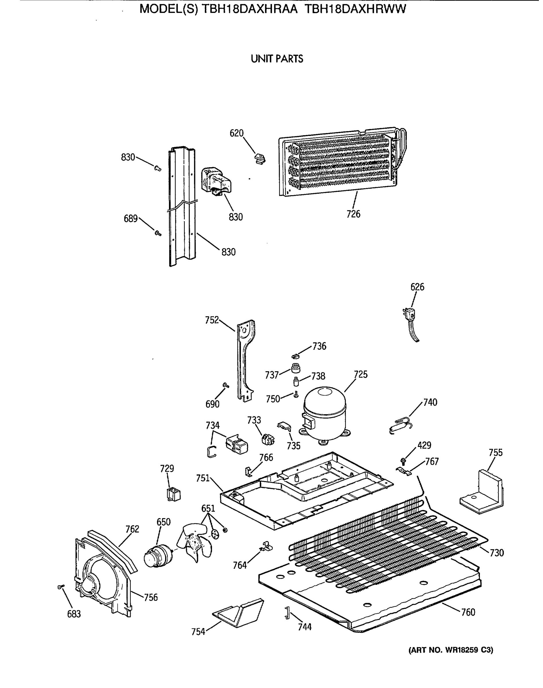UNIT PARTS