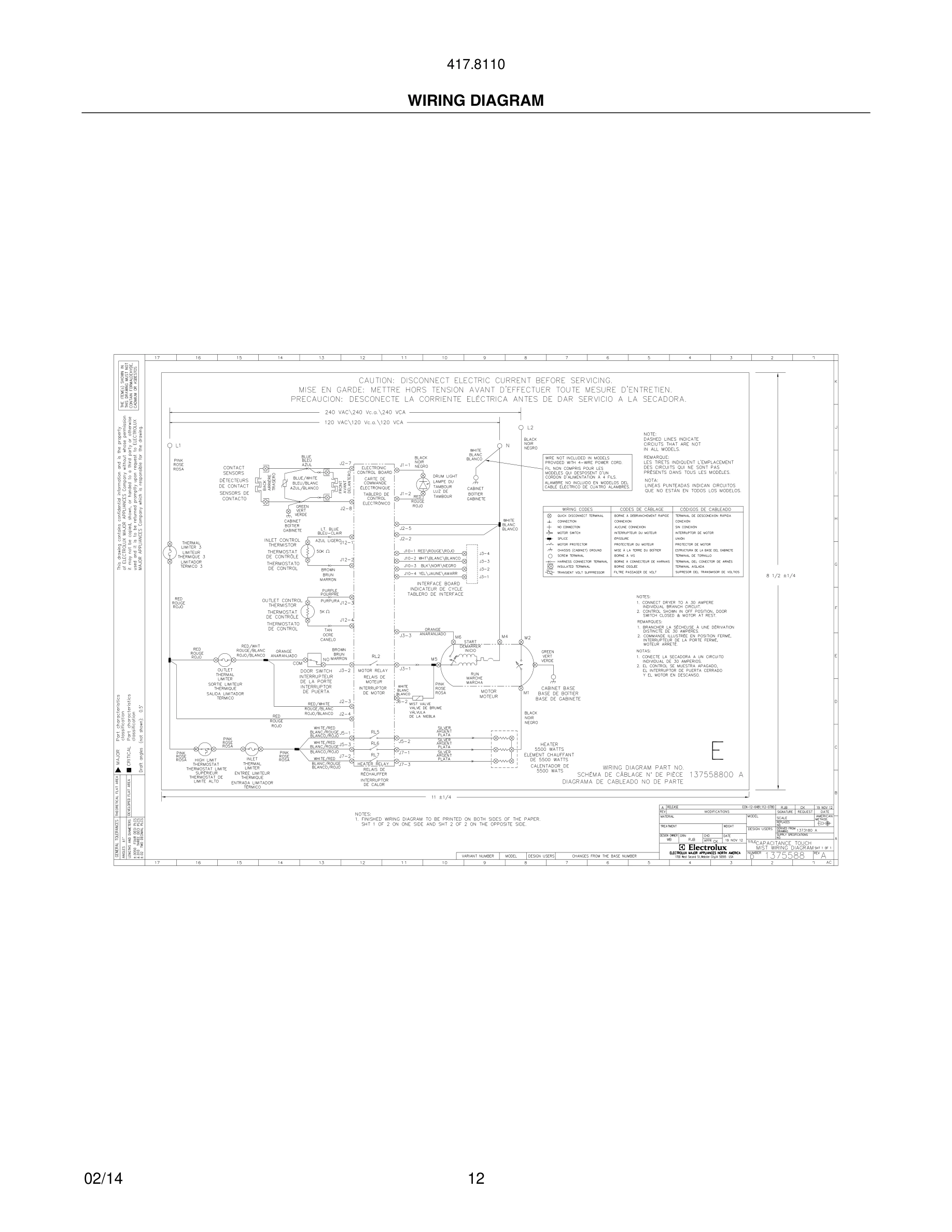 12 - WIRING DIAGRAM
