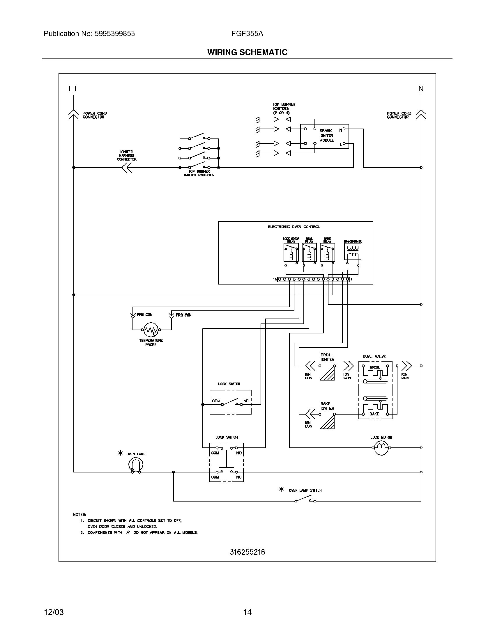 12 - WIRING SCHEMATIC