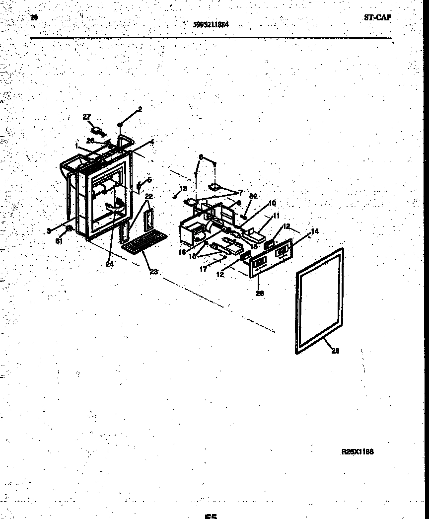 11 - ICE DOOR, DISPENSER AND WATER TANK