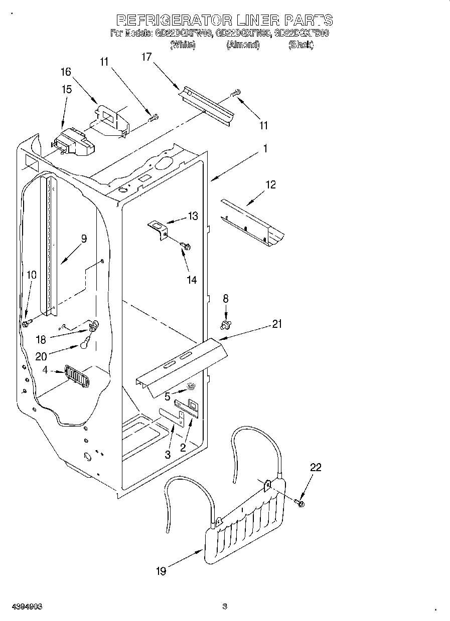 02 - REFRIGERATOR LINER