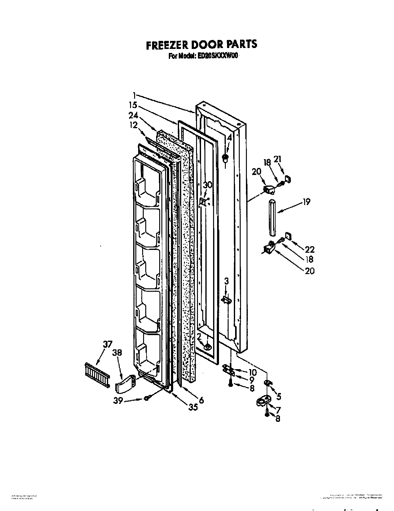 06 - FREEZER DOOR