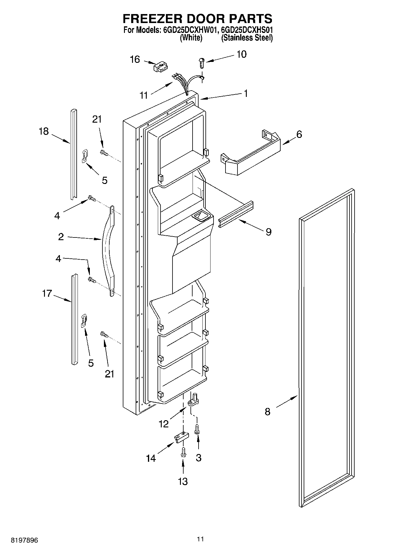 07 - FREEZER DOOR