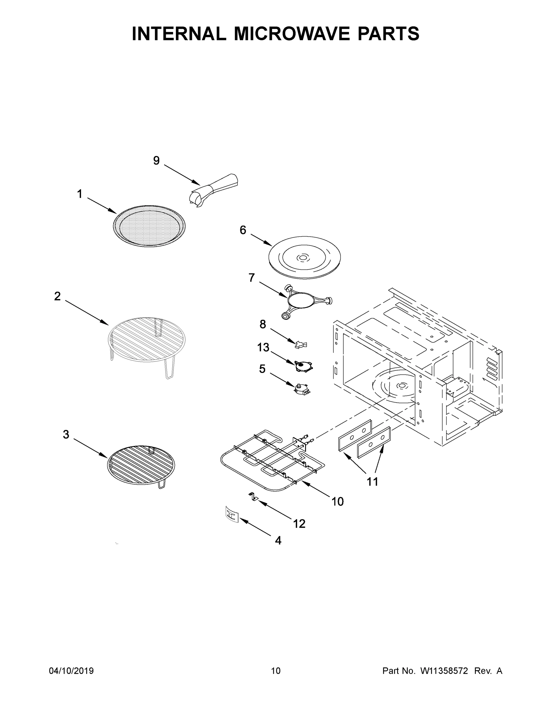 06 - INTERNAL MICROWAVE PARTS