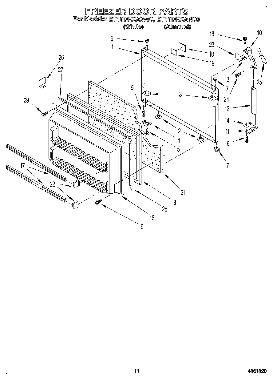07 - FREEZER DOOR