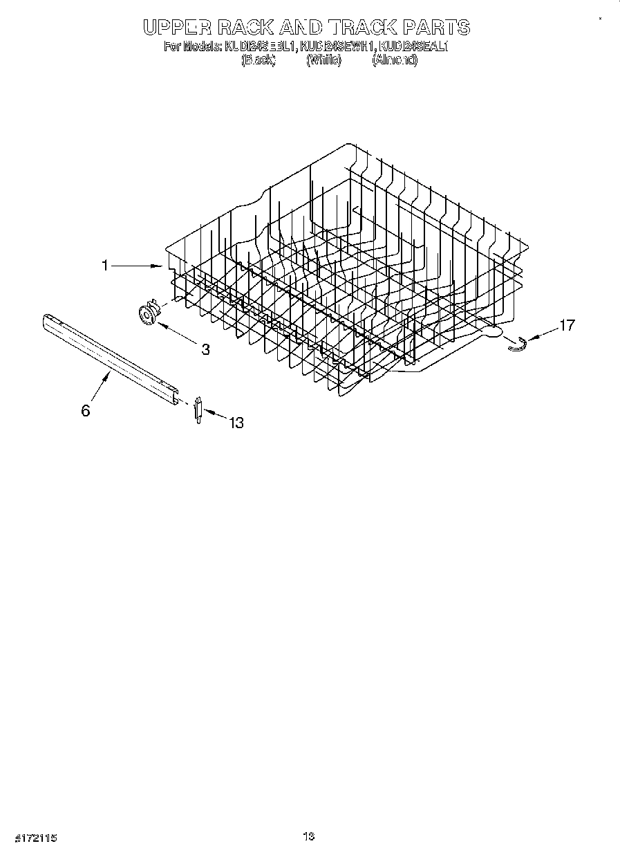 10 - UPPER RACK AND TRACK