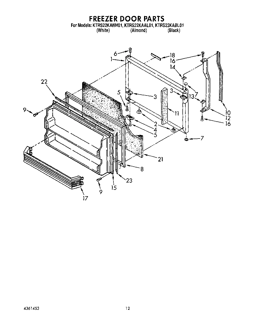 07 - FREEZER DOOR