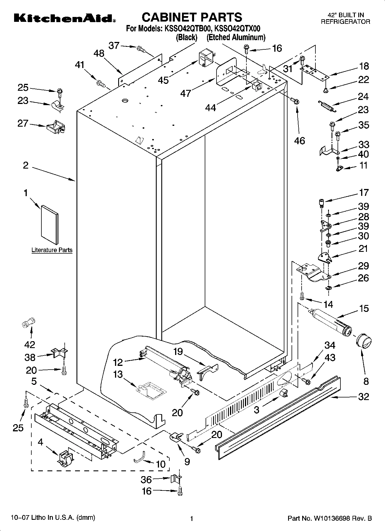 01 - CABINET PARTS