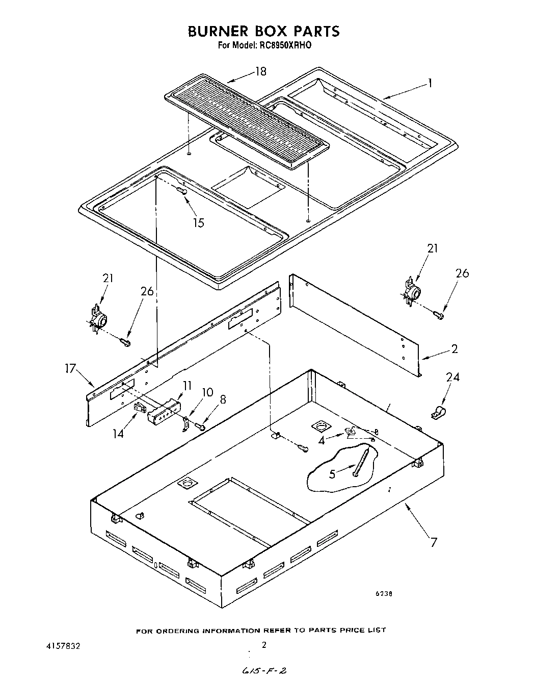 02 - BURNER BOX , LITERATURE AND OPTIONAL