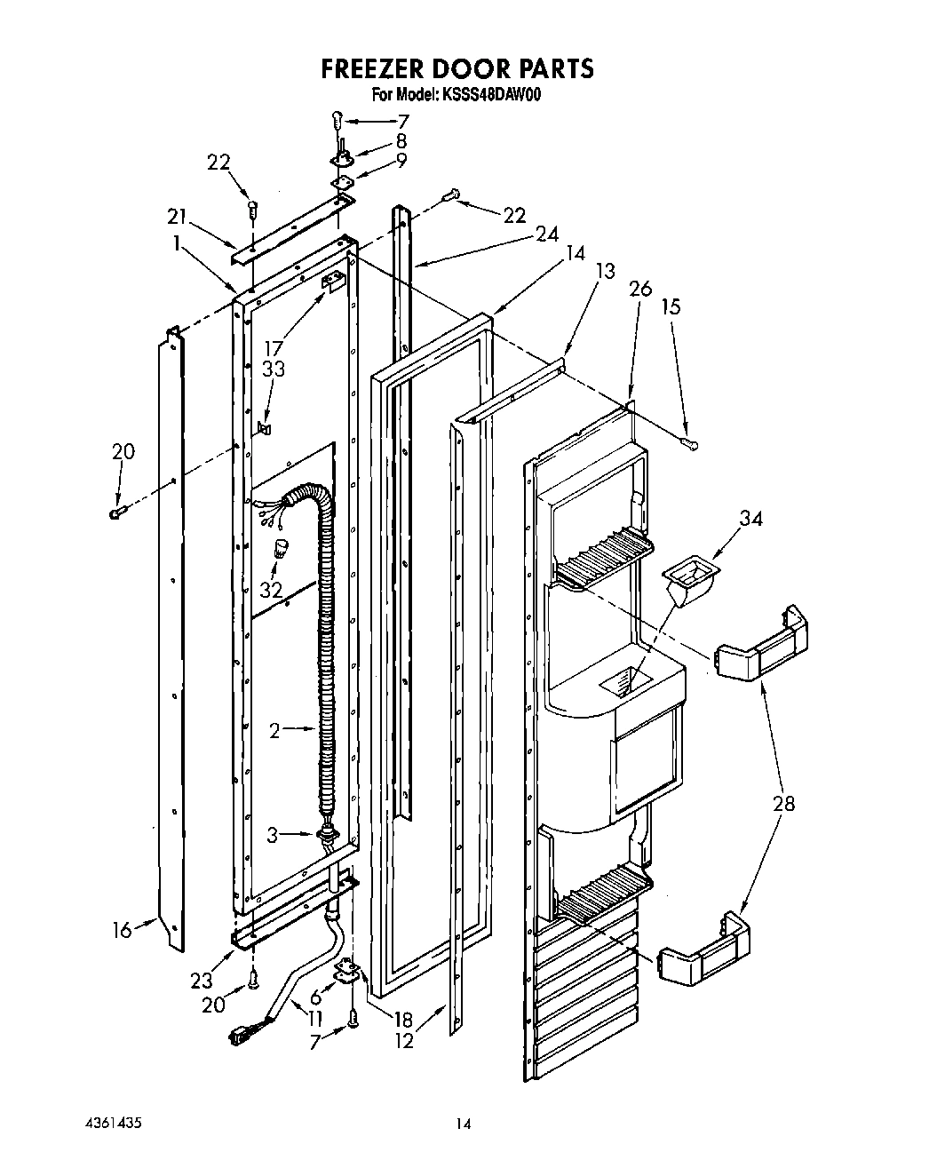 11 - FREEZER DOOR