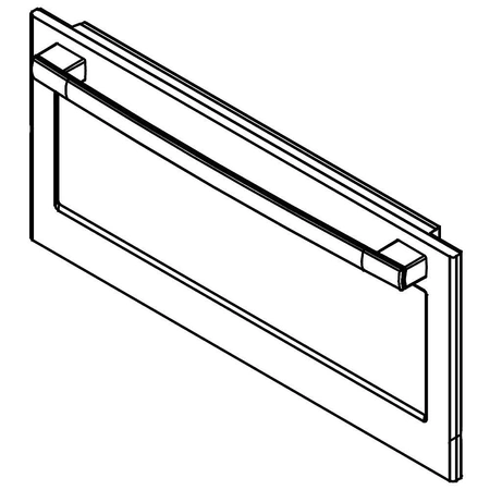 5304515299 Frigidaire Microwave Door Assembly