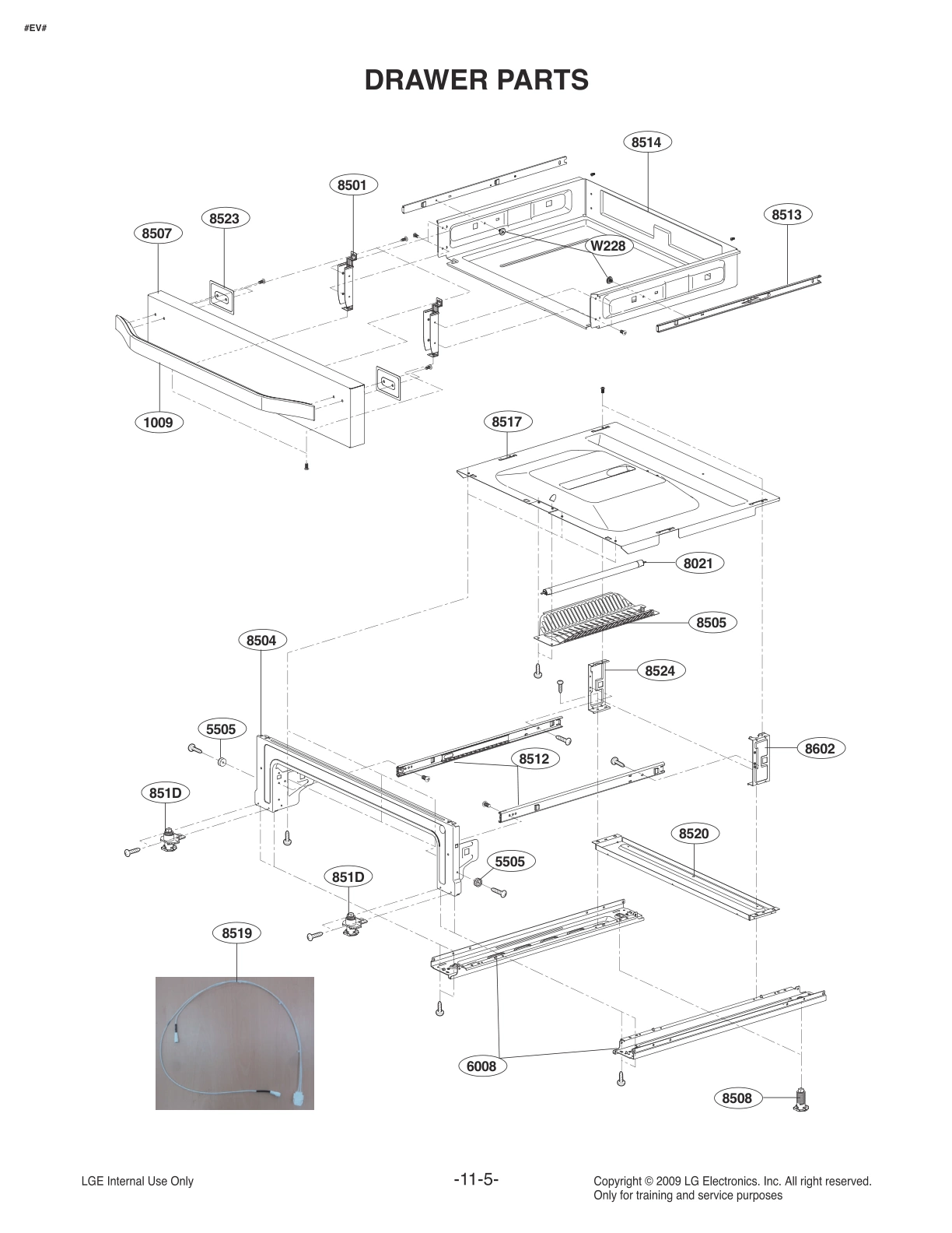 DRAWER PARTS