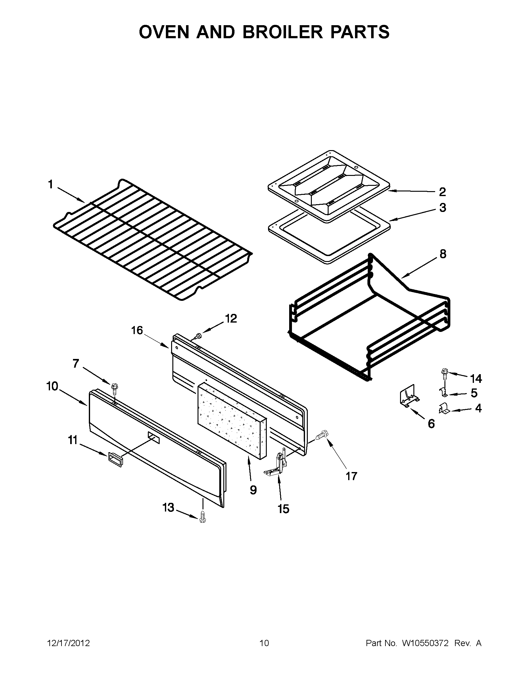 05 - OVEN AND BROILER PARTS