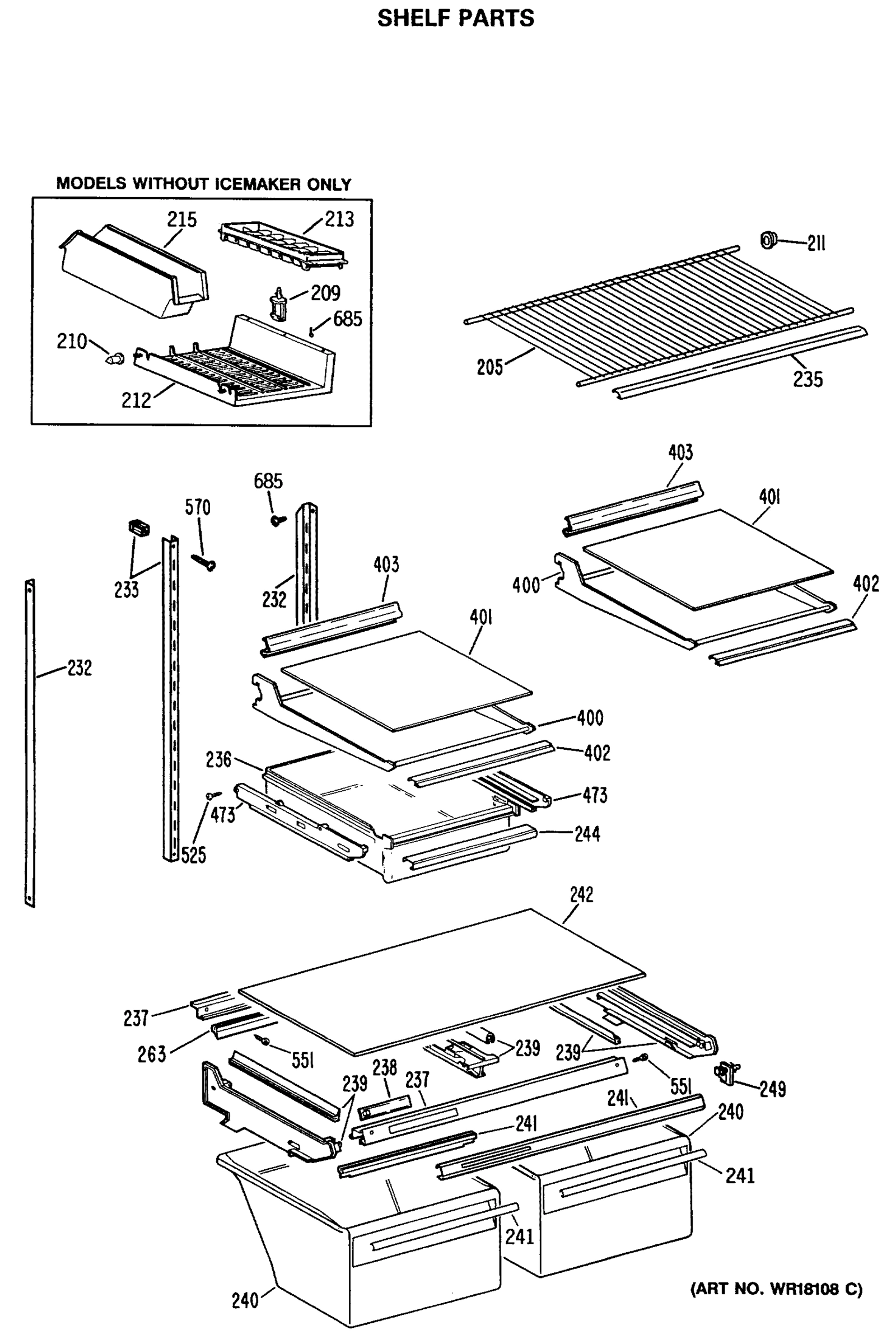 SHELF PARTS