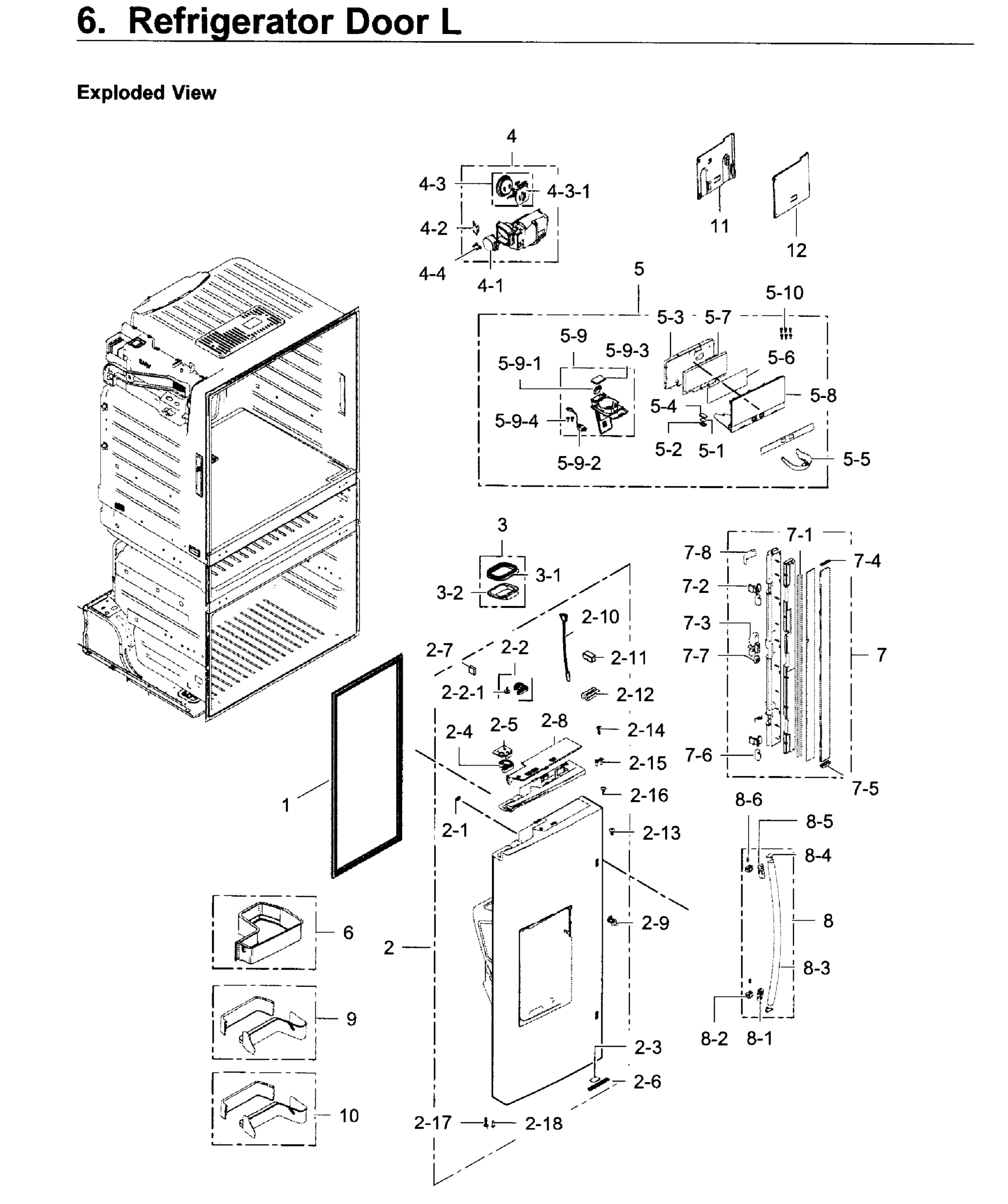 REFRIGERATOR DOOR L