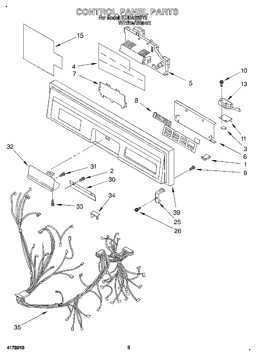03 - CONTROL PANEL, LIT/OPTIONAL