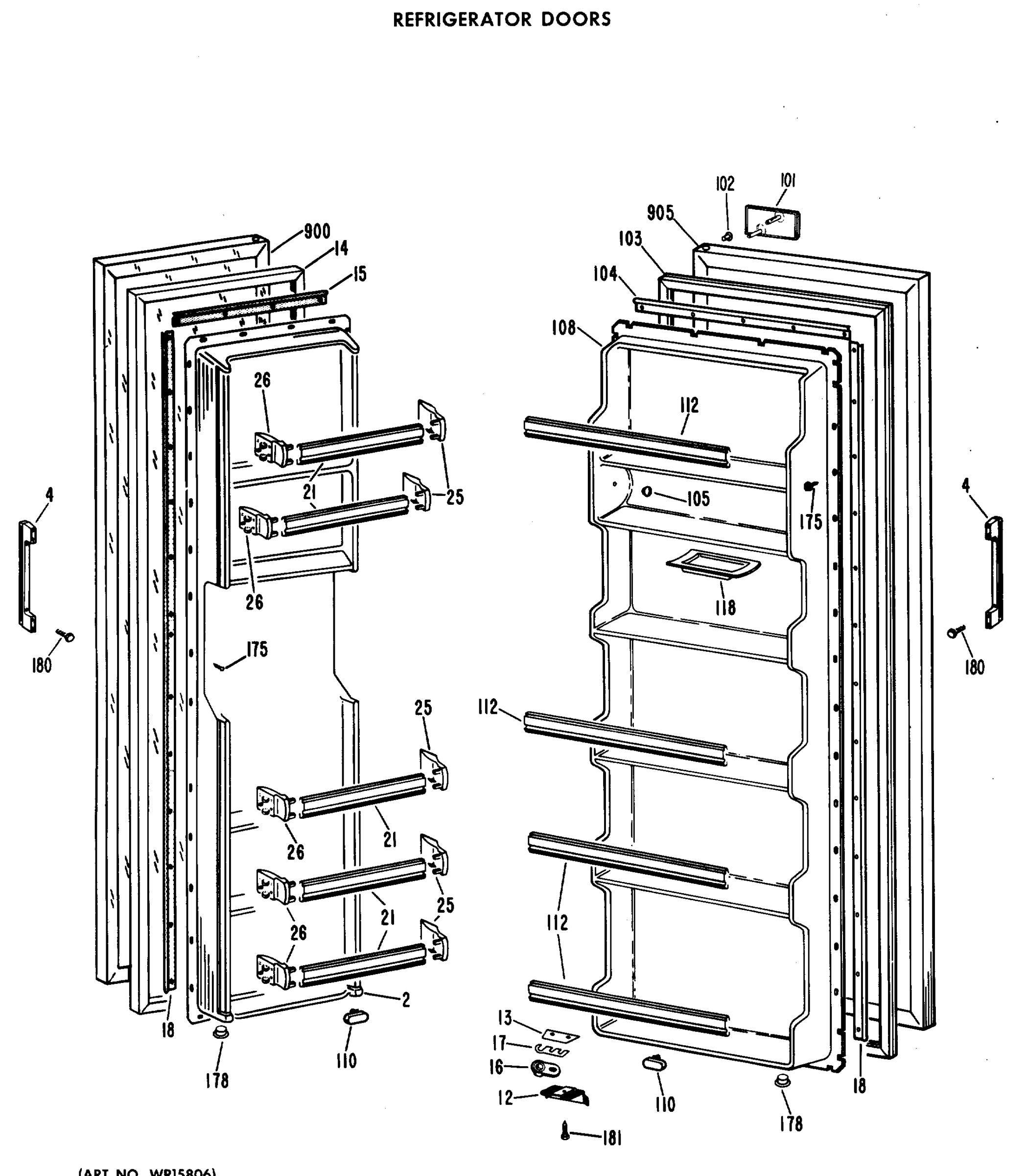 REFRIGERATOR DOORS